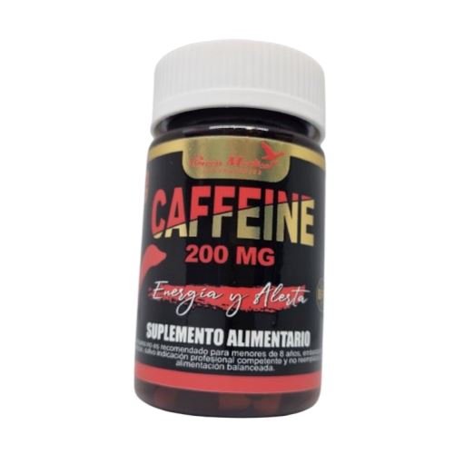 Caffeine 200 mg x 60 Cápsulas GREEN MEDICAL